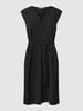 MOS MOSH Knielanges Kleid mit V-Ausschnitt Black