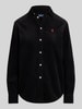Polo Ralph Lauren Hemdbluse mit Logo-Stitching Black