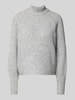 ONLY Regular Fit Pullover mit Turtleneck Modell 'KALIBU' Hellgrau Melange