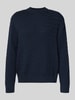 SELECTED HOMME Relaxed fit pullover van puur katoen, model 'PHILIP' Donkerblauw