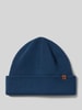 Barts Beanie mit Umschlagabschluss aus Viskosemix Jeansblau