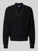 Jack & Jones Cardigan met V-hals, model 'DASH' Zwart