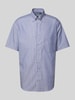 Eterna Comfort fit zakelijk overhemd met 1/2-mouwen Marineblauw
