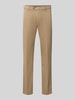 MMX Regular Fit Chino aus Baumwoll-Mix Modell 'Lupus' Mittelbraun