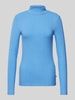 QS Longsleeve mit Stehkragen Blau