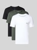 BOSS Regular Fit T-Shirt Set aus reiner Baumwolle im 3er-Pack Mittelgrau