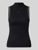 Cph Muse Top o kroju slim fit z mieszanki bawełny Czarny