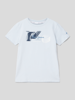 Pepe Jeans T-Shirt mit Label-Print Bleu