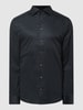 Eton Regular Fit Regular Fit Business-Hemd aus Twill Black