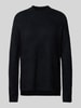 Vero Moda Oversized Strickpullover mit Stehkragen Modell 'LEFILE' Black