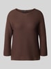 Weekend Max Mara Strickpullover mit Rundhalsausschnitt Modell 'ADDOTTO' Dunkelbraun