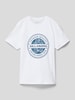 Billabong T-Shirt mit Label-Print Weiss