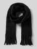 Pieces Schal mit langen Fransen Modell 'NIKITA' Black