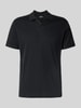 Strellson Regular Fit Poloshirt aus reiner Baumwolle Black