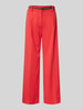 Christian Berg Woman Wide Leg Chino mit Gürtel Orange