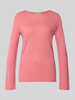 Marc O'Polo regular fit pullover van zuivere scheerwol Felroze