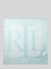 Lauren Ralph Lauren Seidentuch mit Logo Blau