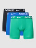 Nike Boxershort met elastische logoband in een set van 3 stuks Aquablauw