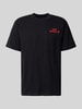 New Balance t-shirt o kroju regular fit z czystej bawełny model 'INTELLIGENT' Czarny