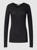 Armedangels Longsleeve mit Rundhalsausschnitt Modell 'ENRICCAA SOFT' Black