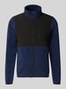 Blend Fleecejack met ritszakken, model 'MARIO' Marineblauw