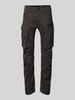 G-Star Raw Regular Tapered Fit Cargohose mit Reißverschlusstasche Anthrazit