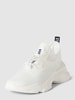 Steve Madden Soksneakers met labelpatch, model 'MATCH' Wit