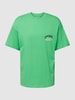 Jack & Jones T-Shirt mit Label-Print Apfelgrün