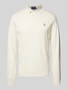 Polo Ralph Lauren Poloshirt mit Label-Stitching Offwhite