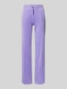 Juicy Couture Regular fit trainingsbroek met vaste persplooien, model 'TINA' Violet