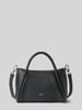 Abro Lederhandtasche mit Label-Applikation Modell 'WILLOW' Black