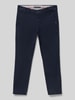 Tommy Hilfiger Teens Chino met Franse steekzakken Marineblauw