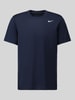 Nike Training t-shirt sportowy o kroju regular fit z nadrukiem z logo Ciemnoniebieski