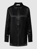 MaxMara Leisure Overhemdblouse met tailleriem, model 'HOLDIAY' Zwart