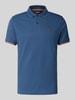 Barbour Tailored Fit Poloshirt aus reiner Baumwolle Jeansblau
