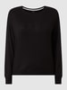 DKNY Sweatshirt in melierter Optik Black