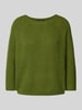 Weekend Max Mara Strickpullover mit Rundhalsausschnitt Modell 'XENO' Gruen