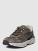 Marc O'Polo Sneakers met labeldetails, model 'Perci' Donkergrijs