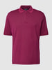 Christian Berg Men Poloshirt mit Reißverschluss Fuchsia