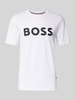 BOSS Regular Fit T-Shirt aus reiner Baumwolle Weiss