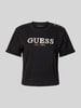 Guess T-shirt krótki z nadrukiem z logo 