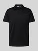 Karl Lagerfeld Regular fit poloshirt met labelprint Zwart