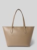 BOSS Shopper in leerlook model 'SANDY' Beige