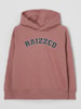 Raizzed Hoodie mit Logo-Print Modell 'Charlotte'  Altrosa