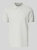 ECOALF Regular Fit Poloshirt mit Logo-Stitching Modell 'TEDANALF' Silber