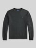 Polo Ralph Lauren Sweter w kroju regular fit z czystej wełny Antracytowy