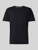 OLYMP Level Five T-Shirt mit geripptem Rundhalsausschnitt Black