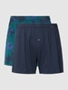 Schiesser Boxershort met labeldetail in een set van 2 stuks Groen