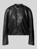 someday. Jacke in Leder-Optik mit Stehkragen Modell 'Nairi' Black