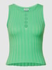 Noisy May Top mit Cut Outs Mint